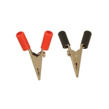 Alligator Clips, 4mm, Insulated Shank, Options Available