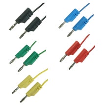 Banana Plug & Cable, 4mm, Stackable, Options Available